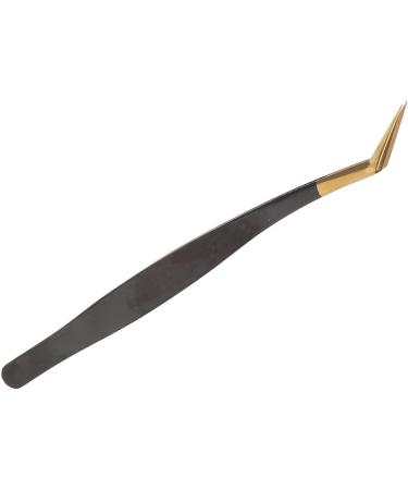 Luxury Gold Stainless Steel Eyelash Extension Tweezers - Precision Volume Tweezers for False Lashes - Buy Online on GoSupps.com