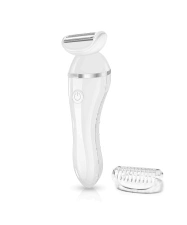 MHSY Electric Razor for Women, 3 in 1 Womens Shaver for Pubic Hair, Wet Dry Hair Removal Cordless Bikini Trimmer for Legs Underarms and Bikini Line Painless USB Rechargeable Lady Body Shaver