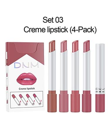 YOO Color Changing Velvet Matte Lip Balm Set - Waterproof Long-Lasting Lipstick & Gloss - 4 Glitter Shades for All-Day Wear - Buy Online on GoSupps.com