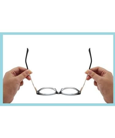 PARWANA Cat-Eye Blue Light Blocking Glasses | Anti Eye Strain Reading Glasses | +0.50 Magnification for Computer Use - International Shipping Available - Buy Online on GoSupps.com