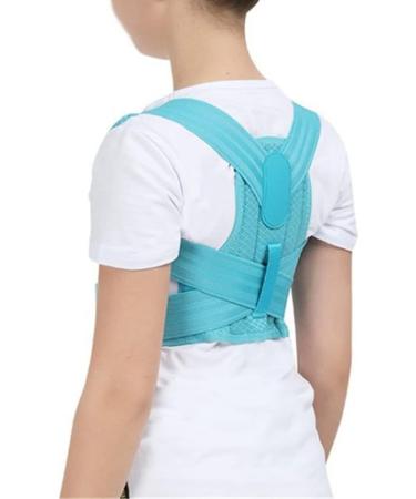 Adjustable Posture Corrector Back Support Belt | Orthopedic Corset for Spine & Lumbar | X-Large Blue - Buy Online on GoSupps.com