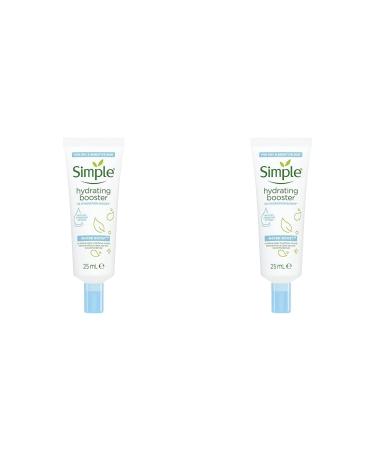 Simple Water Boost Hydrating Booster no harsh chemicals for dehydrated and dry skin 25 ml (Pack of 2)