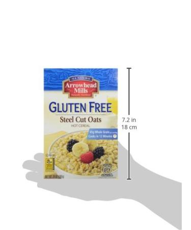 Arrowhead Mills Gluten Free Steel Cut Oats - 24 Ounce | High-Quality Oats for a Healthy Breakfast - Buy Online on GoSupps.com