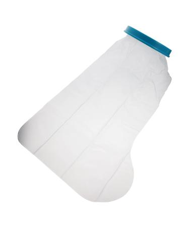 DOITOOL Foot Sleeve for Shower Cast Covers for Shower Leg Foot Protector Injured Foot Cover for Shower (White) Watertight Foot Bag