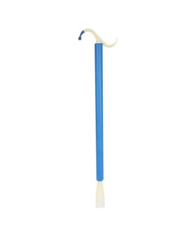 Dressing Stick, Long Shoe Horn, Sock Aide Device for Seniors, Pull on Clothes and Socks, Reach for Hangers Dressing Aid Stick with Long Handle Mobility Tool