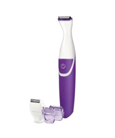 TOPINCN Womens Hair Trimmer Electronic Hair Clipper Washable Hair Removal Tool in Purple Unique Design Easy to Clean