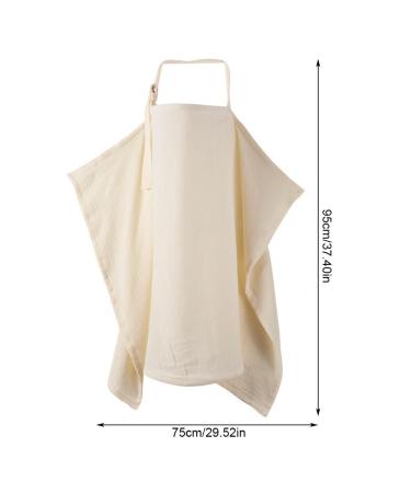 Soft & Breathable Breastfeeding Cover - Gklwej On-the-Go Musselin for Mothers | Cotton Car Seat Cover & Multi-Purpose Puck Cloth in Khaki - Buy Online on GoSupps.com