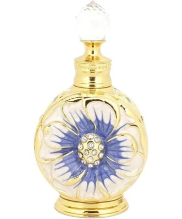 DFJOENVLDKHFE Perfume Bottle Empty Frosted Glass Essential Oil Bottle Refillable Empty Jewelry Decoration Crystal Bottle (Size : 12 Color : Golden flowers) 12 Golden Flowers - Buy Online on GoSupps.com