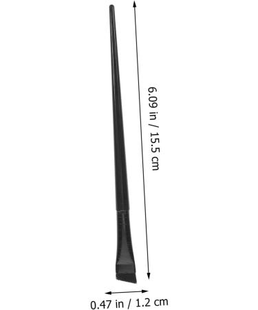 CANIGHT 12pcs Eyeliner Brush Eye Shadow Brush Women Eyeliner Brush Winged Makeup Brush Eyeliner Makeup Tool 15.5x1.2x0.6cm Black - Buy Online on GoSupps.com