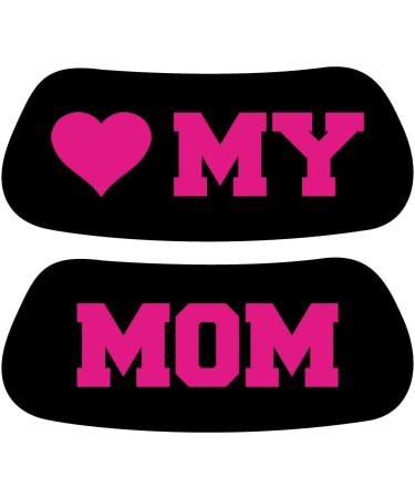 EyeBlack Heart My Mom/Dad Eye Black Pairs - Express Appreciation for Dad or Mom with Long-Lasting Eye Black Strips (24 Strips)