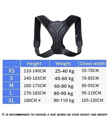 Posture Corrector Back Brace Adjustable Posture Brace for Upper Back Shoulder Pain Relief Posture Trainer Spine Posture Support Feito na China Full moon lofty ambition - Buy Online on GoSupps.com