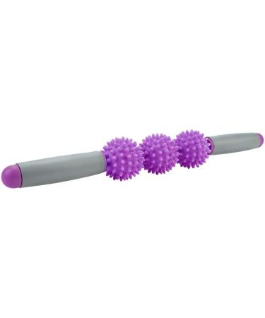 Muscle Roller Stick - Relieve Sore Muscles Perfect for Yoga & Sports - Purple Massage Tool for Arms & Shoulders - Buy Online on GoSupps.com