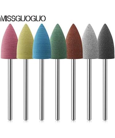 Rubber Large Bullet Head Drill bit Nail Art Tools Manicure Drill Tools Fashion Nail Equipment Electric Nail Drill - (Color: Dark Grey) - Buy Online on GoSupps.com