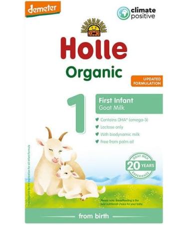 Holle Organic Infant Goat Milk Formula 1 - 100% Natural & Gentle for Babies - Buy Online on GoSupps.com