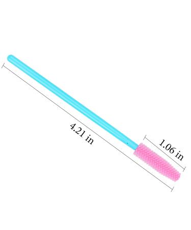 Buy 100 Pcs Silicone Mascara Wands - Disposable Eyelash Brushes for Extensions Makeup Tool Kit (Blue Handle/Pink Brush Head) - Shop Internationally - Buy Online on GoSupps.com