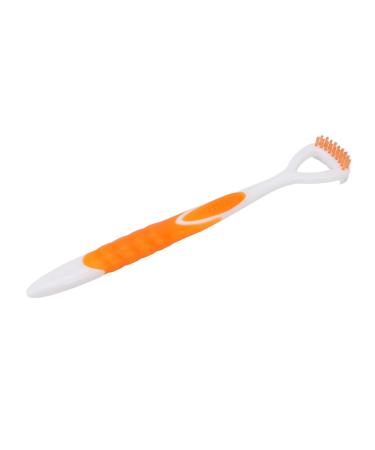 Tongue Scraper Tongue ScraperBaby Tongue Scraper Cleaner Tongue BrushClean Tongue Brush Tongue Cleaner Brushes for Reduce Bad Breath and Maintain Mouth Health Tongue Cleaner (Orange)