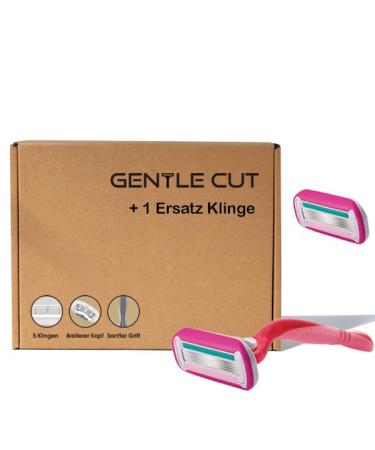 Gentle Cut - 5 -fold women shapers - perfect for the daily wet shaving simple blade change - ideal for the modern woman - gentle and efficient shave