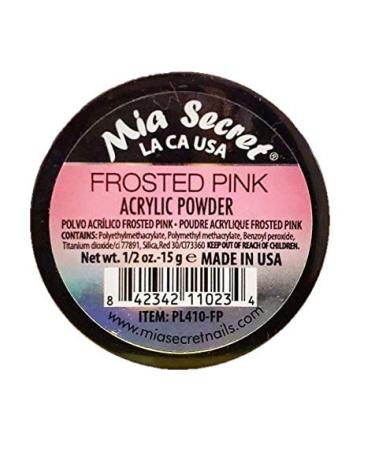 Mia Secret Professional Nail System Acrylic Powder 0.5 oz - Frosted Pink | Buy Online for International Shipping - Buy Online on GoSupps.com