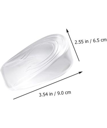 FOMIYES Heightening Insoles for Men - Invisible Heel Cushion Inserts Gel Damping Shoe Pads 2 Pairs of Height Boosting Insoles - Buy Online on GoSupps.com