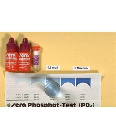 SERA 04930 Phosphate Test (P04) - Accurate Water Testing for Aquariums & Ponds 60 Measurements Colorless - International Shipping Available - Buy Online on GoSupps.com