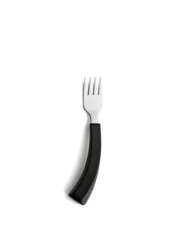 Amefa Select 3001 fork for right -handed thickness 18/10 stainless steel cutlery black eating aid for seniors everyday help cutlery rustproof & dishwasher -proof fork right -handed - Buy Online on GoSupps.com