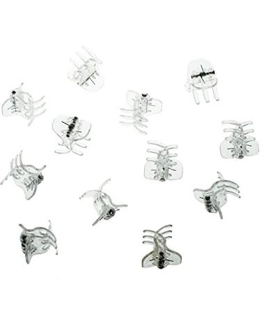 Hair-like Love Orchids Hair Clips - Small 2cm Transparent Clip Box for Girls & Women | Pink Hair Jewelry - Buy Online on GoSupps.com