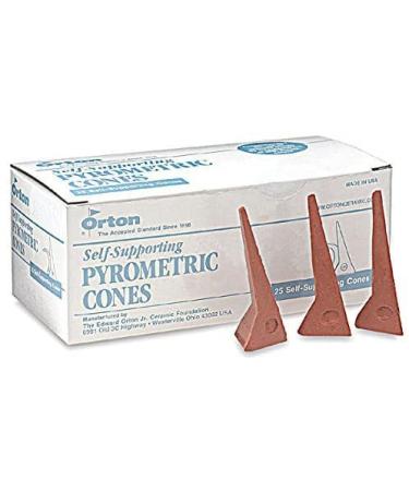 Self-Supporting Cone 04 Pyrometric Cones for Monitoring Ceramic Kiln Firings
