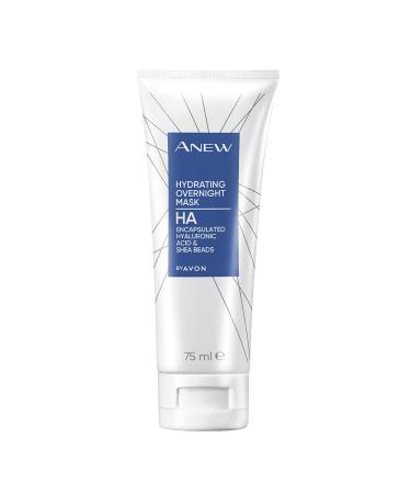 Avon Anew Hydrating Overnight Mask with Hyaluronic Acid and Shea Butter to Boost Skin's Moisture and Reduce Fine Lines 75ml