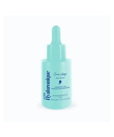 Hyaluronic Acid Face Serum 30ml - Innovatouch Cosmetic Intensive Hydration Anti-Aging Plumps and Smoothes the Skin Vegan Formula Suitable for Sensitive Skin Paraben Free
