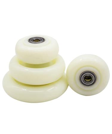 3/4/5 Inch Single Wheel White Nylon Wheel Universal Wheel Racking Equipment Wheel Industrial Plastic Universal Wheel Caster 4Pcs (Size : 5 inch-12mm) - Buy Online on GoSupps.com