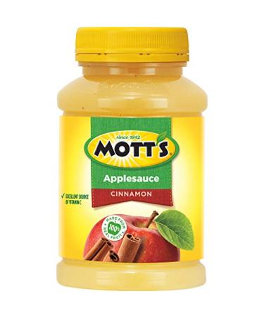Mott's Cinnamon Applesauce 24 oz Jar (Pack of 12) - Delicious & Healthy Snack - Buy Online on GoSupps.com