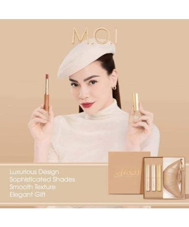 M.O.I Premium Love Matte Lipstick No.2 - Milk Candy | Limited Edition Long-Lasting Matte Finish - Perfect for All Skin Types - 1 Ounce - Buy Online on GoSupps.com
