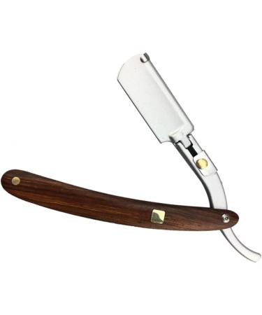 Magiclulu 3-in-1 Men's Barber Razor | Safe Manual Knife Holder & Wooden Cutlery for Precision Shaving - Buy Online on GoSupps.com