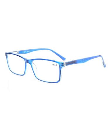Eyekepper Stylish Readers Quality Spring Hinges Reading Glasses Blue +2.00 Blue - Buy Online on GoSupps.com