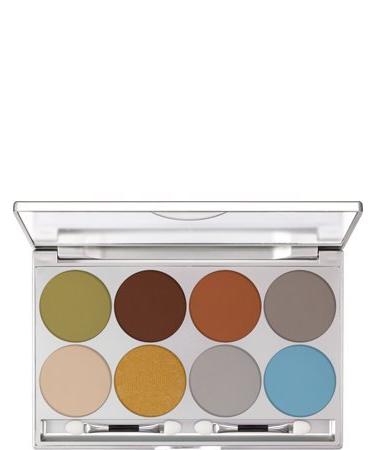 Kryolan 70538 Dermacolor Light Eye Shadow 8 color palette (STANDARD)