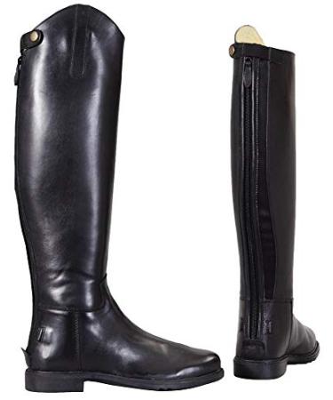TuffRider Men's Baroque Dress Boots, Black, 11.5 Wide