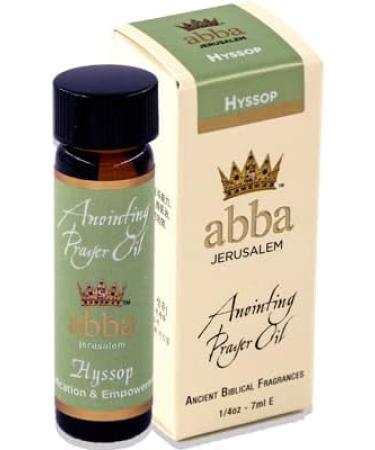 Abba Christian Products Hyssop Anointing Oil - 1/4 oz Roll-On | Premium Spiritual Oil for Healing & Blessings - Shop Now - Buy Online on GoSupps.com