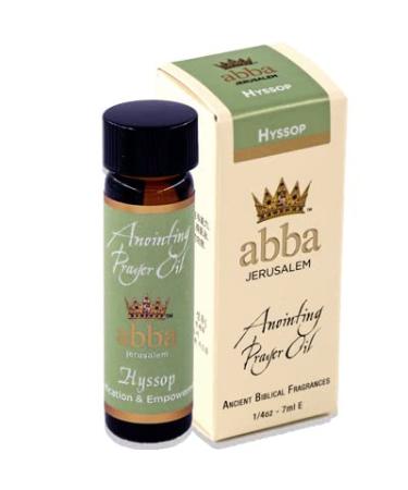 Abba Christian Products Hyssop Anointing Oil (1/4 oz roll-on) 1 pk