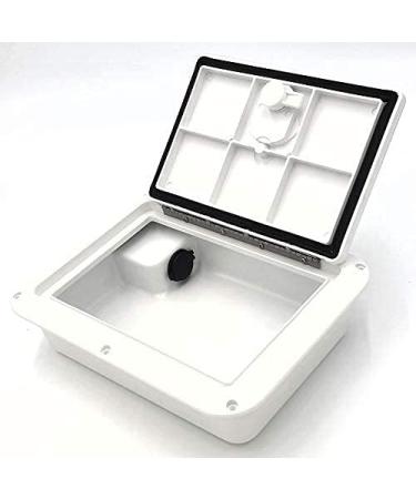 DPI Marine Glove Box with USB Charging Station - Polar White (Bright White) 9x12 | DPG912PW-USB - Buy Online on GoSupps.com