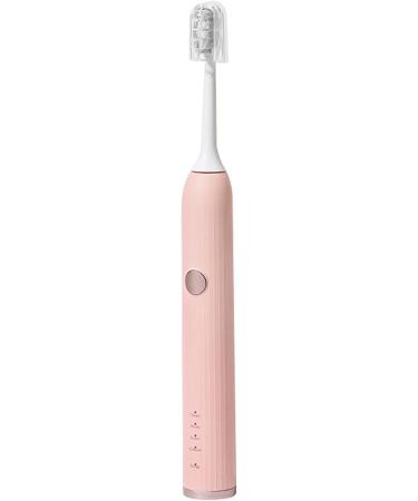 Buy Pink Electric Toothbrush Efficient Cleaning Soft Bristles Waterproof & USB Rechargeable | Ideal for Home & Travel - Buy Online on GoSupps.com