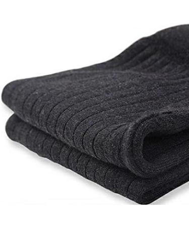 Winter Knee Warmers Knee Brace Sleeve Leg Warmer for Women Men Wool Thicken Thermal Knee Brace Sleeve Black - Buy Online on GoSupps.com