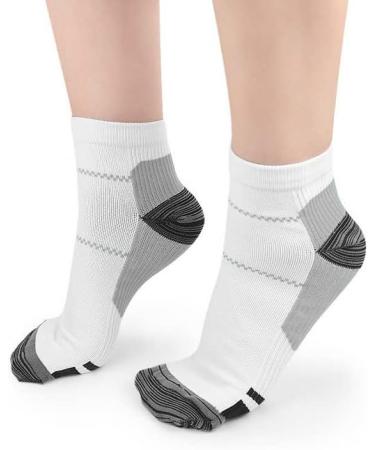 7 Pairs Compression Socks for Women & Men Plantar Fasciitis Relief Foot Pain Arch Support- Upgraded Sport Compression socks Best for Athletic Running Medical Pregnant L-XL 7 colors - Buy Online on GoSupps.com