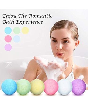 24-Piece Handmade Bath Bombs Set with Essential Oils - Perfect Birthday or Christmas Gift for Women, Mothers, Kids, and Girls - Colorful Fizzy Bubble Spa Experience - Buy Online on GoSupps.com