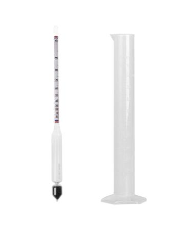 jackyee Hydrometer Tester Vintage Measuring Bottle Set Tools Alcoholmeter Alcohol Meter Clear