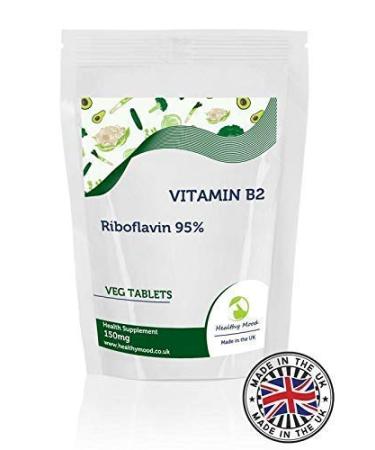 Vitamin B2 150mg x250 Tablets Pills UK Nutrition Riboflavin 95%