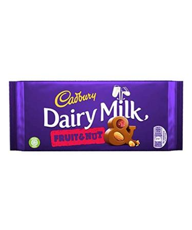 Cadbury Cadbury Fruit and Nut Dairy Milk 200 g Pack of 12