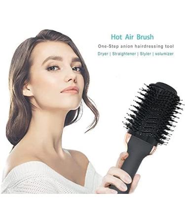 Professional One Step Hair Dryer Brush - Salon Ionic Hot Air Blow Dryer Volumizer for Men and Women - Black - Buy Online on GoSupps.com