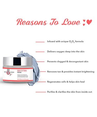 Oxy D-Tan Mask - Tan Removal & Sun Damage Protection for All Skin Types | 50gm | International Shipping Available - Buy Online on GoSupps.com