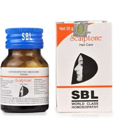 AZAZ ShopHomeo - SCALPTONE TABLETS (25 Grams) by SBLCo. | Pack of 1 Bottle