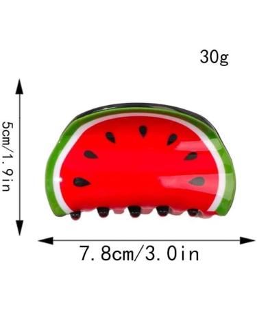 BYBYCD Avocado Fruit Hair Claw - Large Geometric Hair Accessory for Women - Buy Online on GoSupps.com